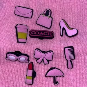 🆕 Coach Type Croc Shoe Charms Set